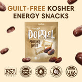 DORREL - Medjool Dates, Individually Wrapped Snacks for High Energy, Nutritious Snack, Delicious, Kosher & Non-GMO Dates Individually Packaged