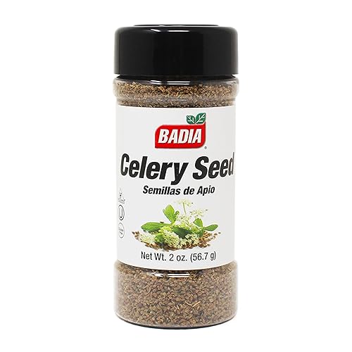 Badia Celery Seed, 2 oz - Aromatic Whole Seeds for Pickling, Salads, Dressings, Soups & Seafood Seasoning