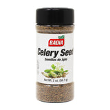 Badia Celery Seed, 2 oz - Aromatic Whole Seeds for Pickling, Salads, Dressings, Soups & Seafood Seasoning