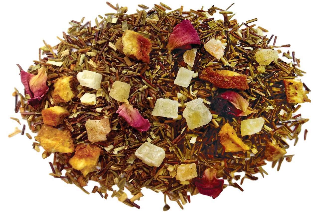Peach Apricot - Loose Leaf Honeybush Herbal Tea - Fusion Teas 4oz Pouch