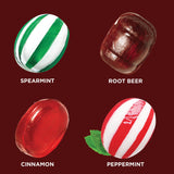 Hard Candy Assortment - 2 Pound Bulk Pack - Hard Candy Individually Wrapped - Old Fashioned Hard Candy - Root Beer Barrels, Cinnamon, Peppermint