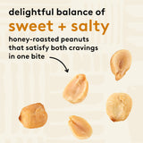 Snak Club Honey Roasted Peanuts, 1.75 oz Bags, 12 Pack