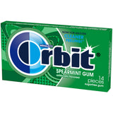 Orbit Gum Variety 6 Pack, Sugar Free Gum, 14 Piece Per Pack (Pack of 6) Chewing Gum, Bulk Gum Packs, Mint Gum, Spearmint Gum, Sugarless Gum