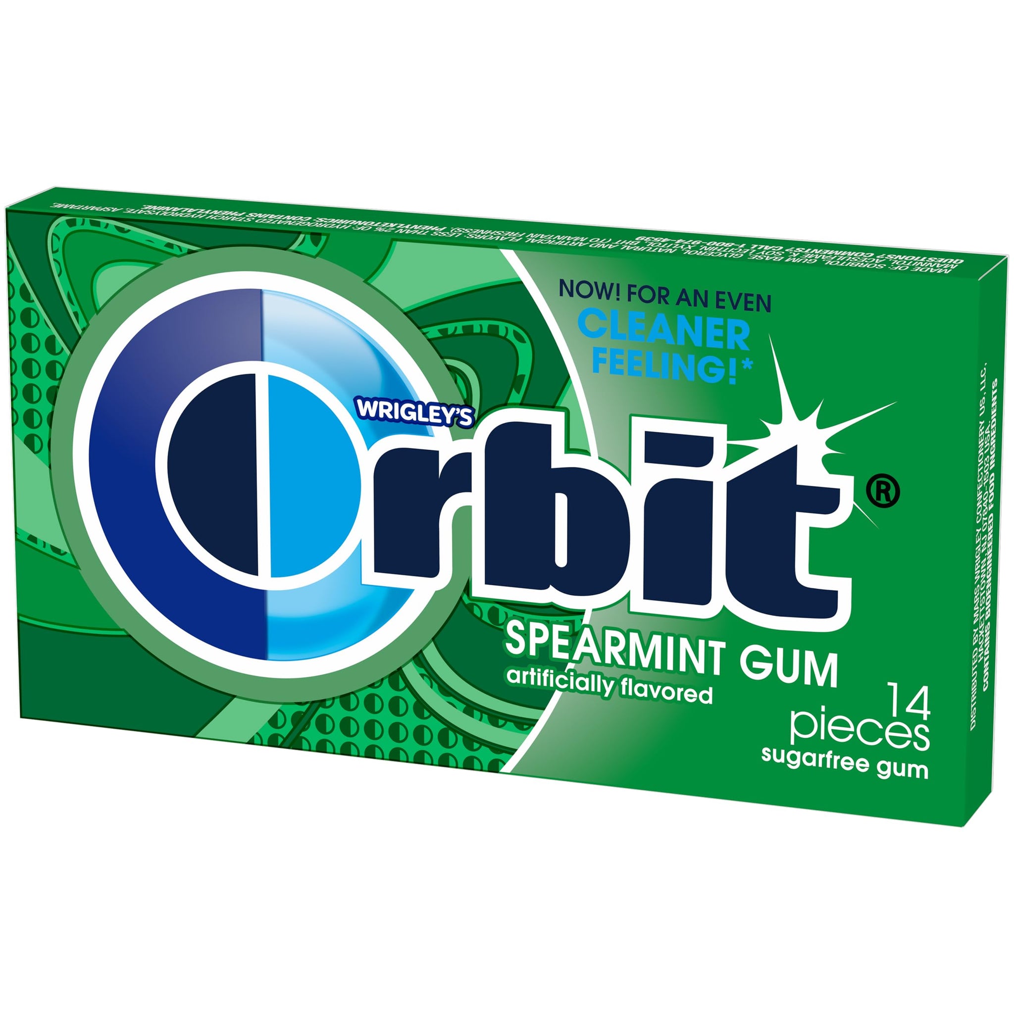 Orbit Gum Variety 6 Pack, Sugar Free Gum, 14 Piece Per Pack (Pack of 6) Chewing Gum, Bulk Gum Packs, Mint Gum, Spearmint Gum, Sugarless Gum