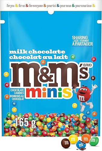 M&Ms Minis Milk Chocolate Candies, Sharing Bag, 165g/5.8 oz