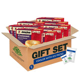 Salutem Vita - Ham & Cheese Croissant Sandwich Breakfast Delight, Frozen Meal Gift Set - Pack of 14