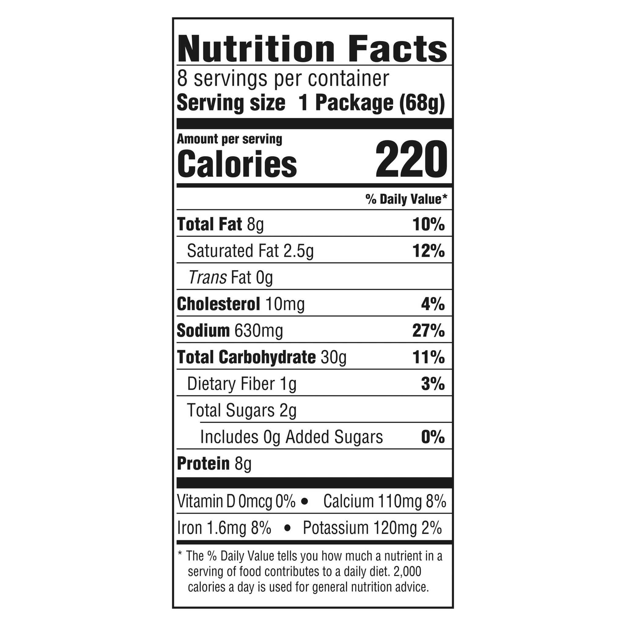 Kraft Deluxe Mac and Cheese, 8 Cups, for Easy Dinner or Dinner Sides, Original Flavor, No Artificial Flavors or Dyes, 2.39 oz