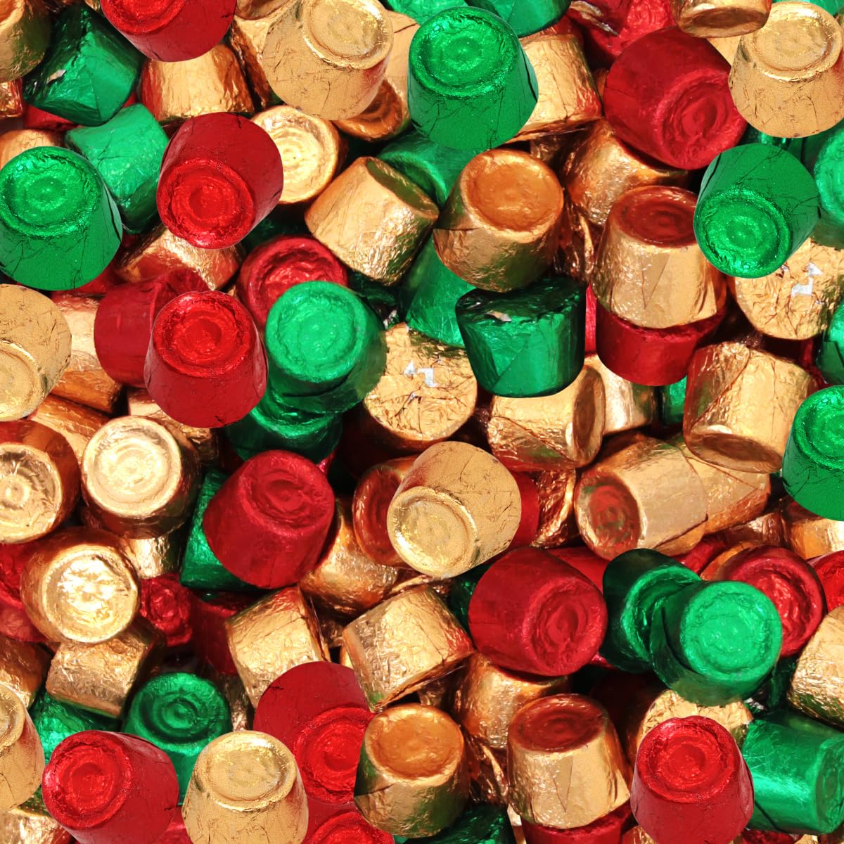Candy Creamy Caramels Wrapped in Rich Chocolate, 1lb Pack of Christmas Candy Bulk, Delicious Christmas for Gifting, Perfect Christmas Chocolate Mix