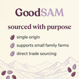 GoodSam Foods - Organic Roasted & Salted Almonds 1.25lbs (2x10z Bags) - Regeneratively Farmed California Almonds for Snacking Cooking and Baking