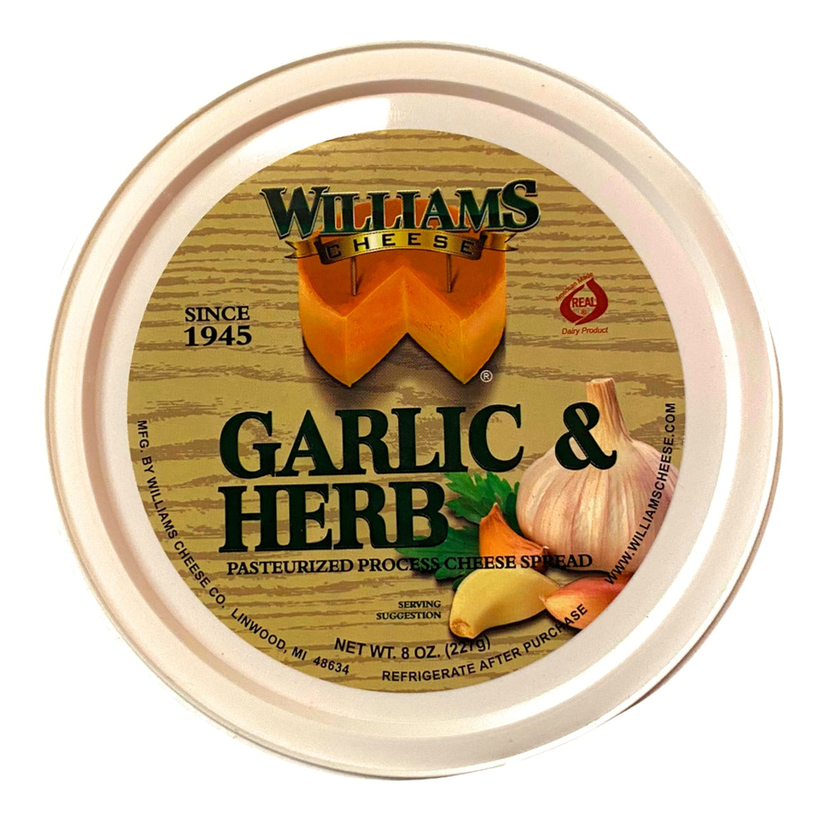 Williams Garlic & Herb Cheese Spread