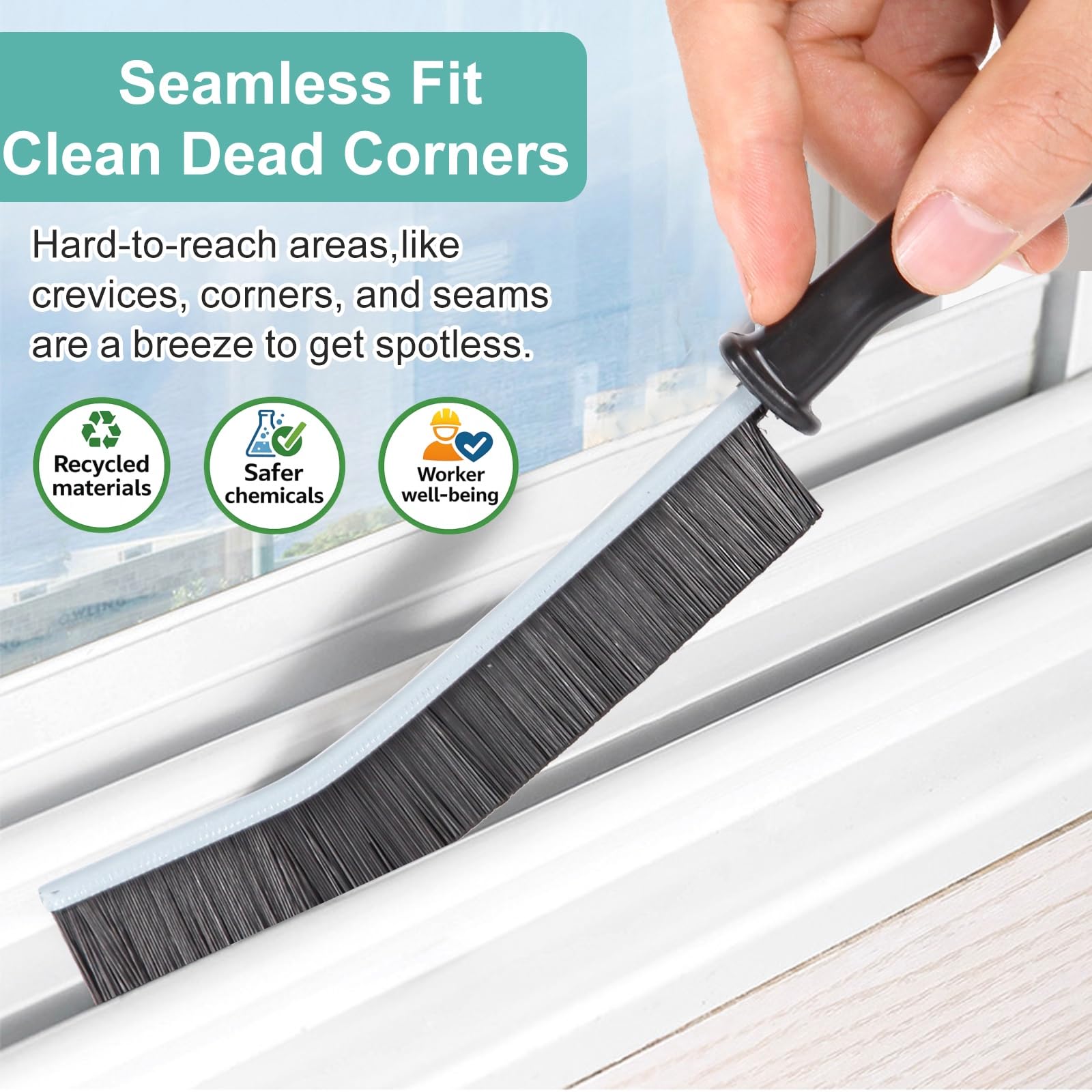 Crevice Cleaning Brush?Hard-Bristled Grout Brush?2026 New Multifunctional Gap Cleaning Brush Tool?Dead Corners Brushes for Bathroom Kitchen Tiles