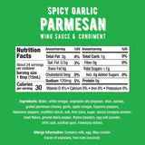 Melinda’s Spicy Garlic Parmesan Wing Sauce - Craft Garlic Parmesan Wing Sauce with Habanero Peppers, Parmesan Cheese, Fresh Garlic - Perfect