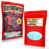 Sexy Firefighter Steamy Cotton Candy - Gourmet Candy Gifts for Women - Hot Fireman Gifts for Friends - Funny Gag Gifts for Ladies Christmas