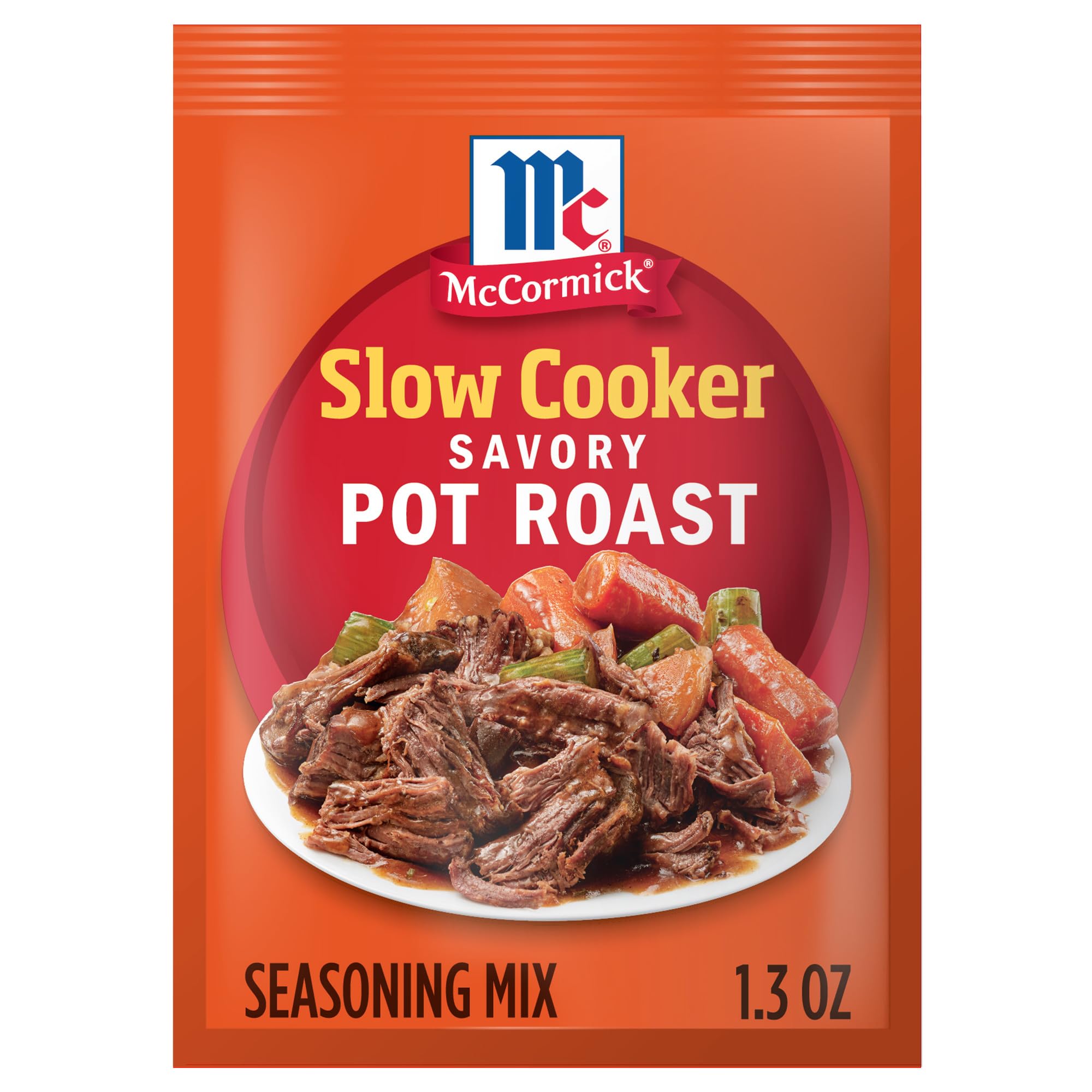 McCormick, Slow Cooker Savory Pot Roast Seasoning Mix, 1.3 Oz (Pack of 1)