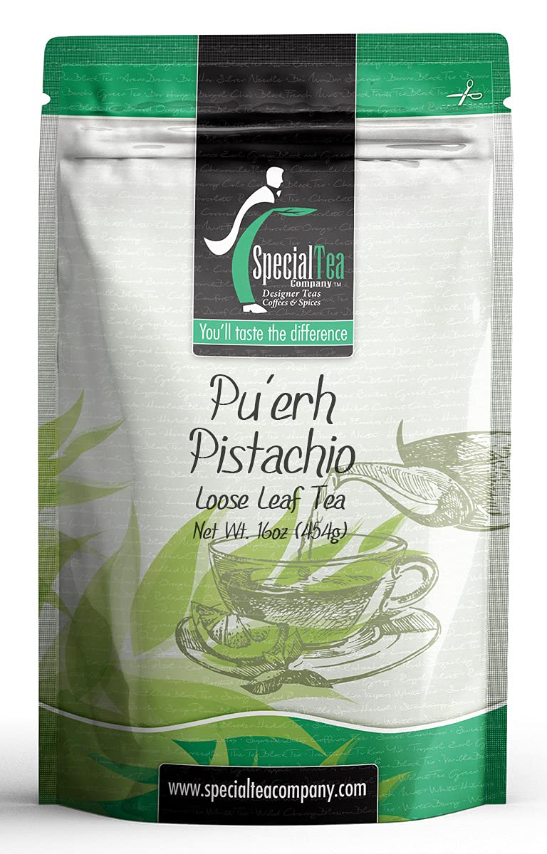 SpecialTea Company Pu-erh Pistachio Pu'erh Tea - 16 oz. Loose Leaf