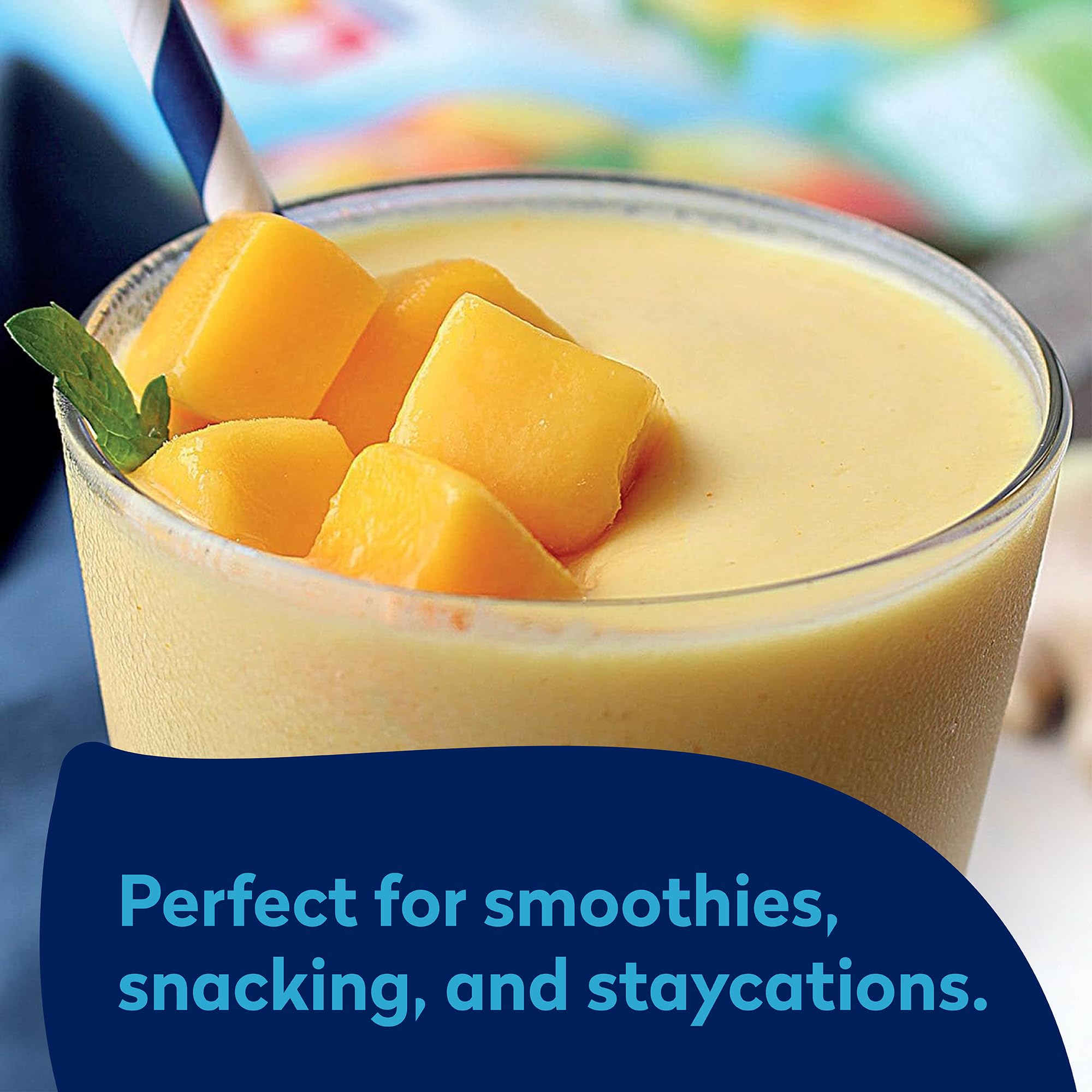 Dole Frozen Mango Chunks, Naturally Gluten Free Fruit, Great for Smoothies, 16 Oz Resealable Bag