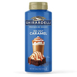 GHIRARDELLI Premium Dessert Sauce 16 oz Bottle, Sea Salt Caramel - Smooth Salted Caramel for Desserts & Drinks