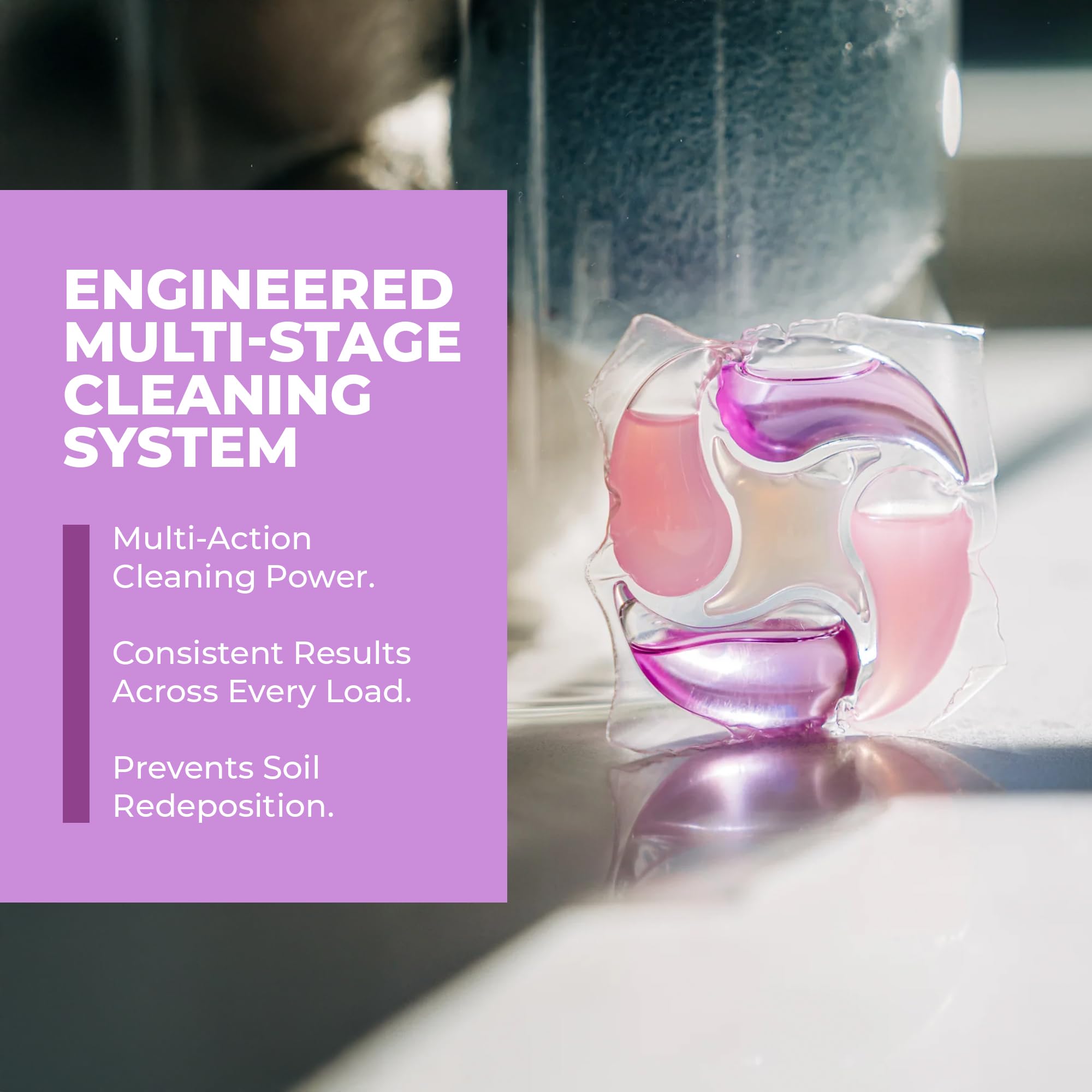 PowerPax 5-in-1 Laundry Detergent Pods - 425 Count, Washer Pods with Stain Remover, Odor Control, Fabric Softener & Color Care for Commercial Laundry