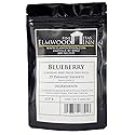 Elmwood Inn Fine Teas, Blueberry Caffeine-Free Fruit Infusion, 25 Pyramid Sachet Tea Bags