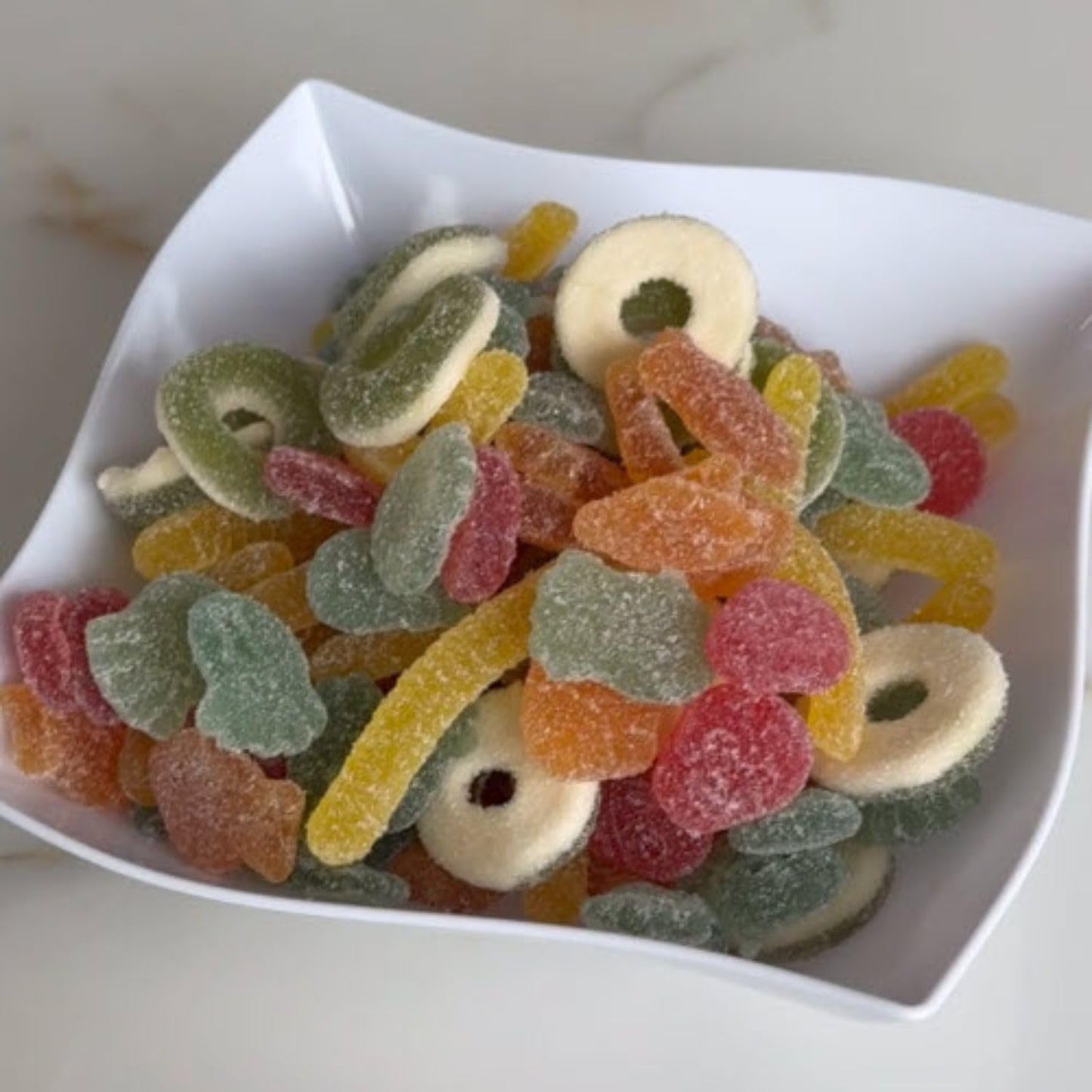 Zimply Foods Sweet and Sour Gummy Mix Candy Variety Pack, 3-Packs Each 8.8 Oz Salad Candy. Tiktok Candy Addictive Irresistible Mixed Ready to Eat