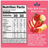 Amara Organic Smoothie Melts, Mixed Berry Flavor, Dairy Free Toddler Snacks, No Added Sugar, 20 Single Serve Pouches, 6g Each