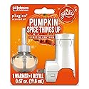 Glade PlugIns Refills Air Freshener Starter Kit, Scented and Essential Oils for Home and Bathroom, Pumpkin Spice Things Up, 0.67 Fl Oz, 1 Warmer + 1