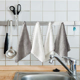 ZEKEROLL 12 Pack Kitchen Dish Cloths,Kitchen Dish Towels for Washing Dishes,Ultra Absorbent Coral Velvetl Kitchen Hand Towels Nonstick Oil No Odor