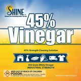 Energen of Carolina 45 Percent White Vinegar, 450 Grain Vinegar Concentrate, 1 Gallon of Natural Concentrated Industrial Vinegar, 1 Gallon (128 Fl oz