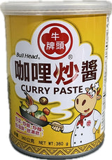 NT# Bull Head Sauce - Curry Paste 360g -A fragrant curry paste with an oriental twist. Sweet and non-spicy, primarily used for stir-fries