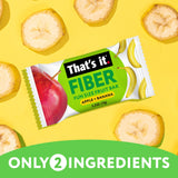 That’s it. Fiber Snacks for Kids - Fiber Fun Size Fruit Bar Variety Pack (Mixed Berries + Banana), 4g Fiber from Fruit per 2 Bars, No Added Sugar, 2-4
