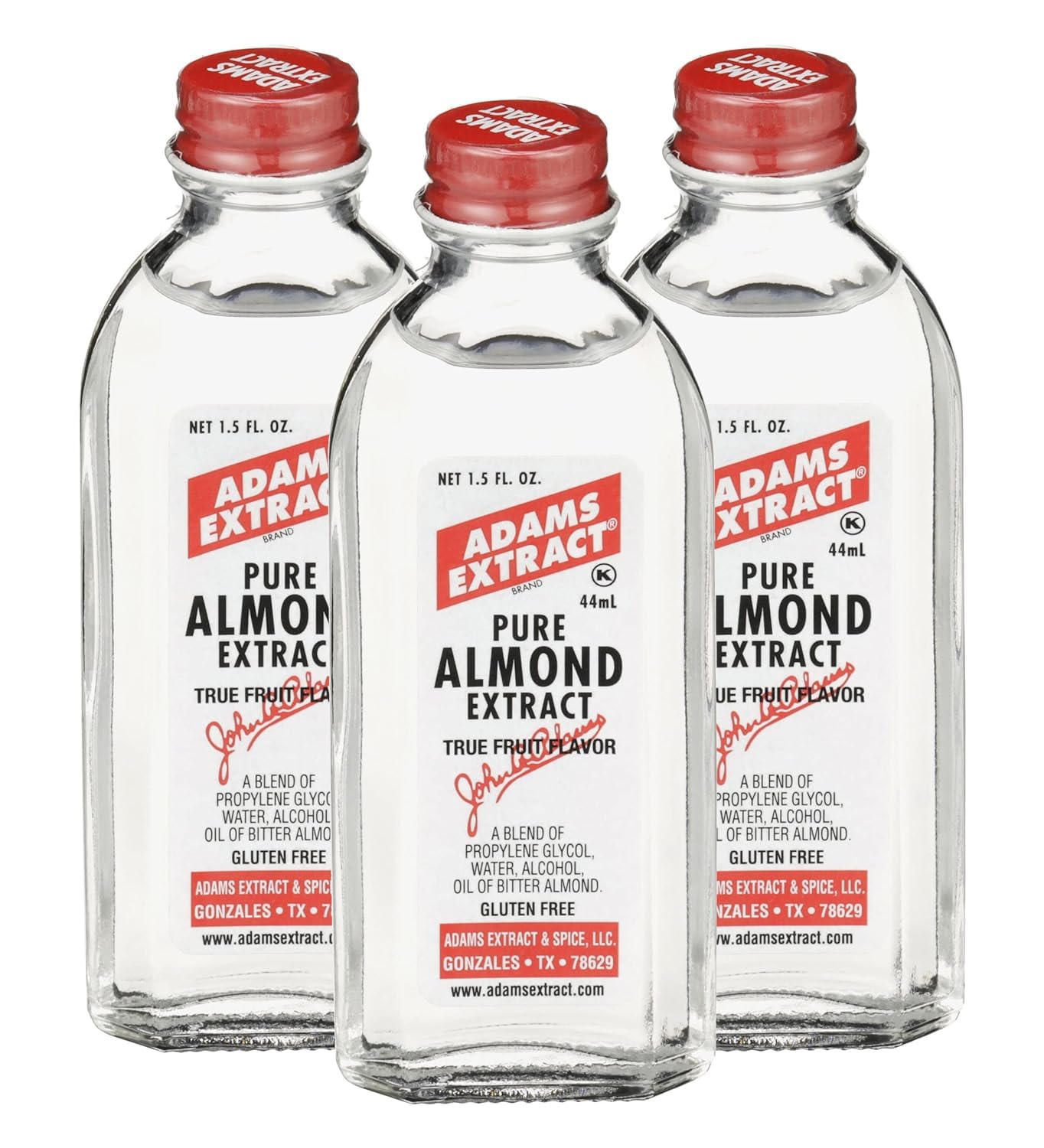 Adams Extract Flavoring Almond Extract 1.5oz. (Pack of 3)