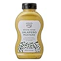 Amazon Brand - Wickedly Prime Mustard, White Wine Jalapeno, 11.75 Ounce