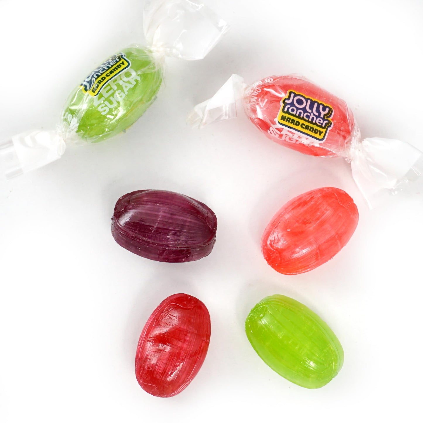 Zero Sugar Jolly Ranchers Hard Candy, 3.6 Ounce Bag (Pack of 4), Sugar Free Candy, Individually Wrapped Hard Candy, The Hampton Popcorn & Candy
