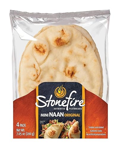 Stonefire Tandoor Baked Mini Naan, 7.05 oz 4 CT