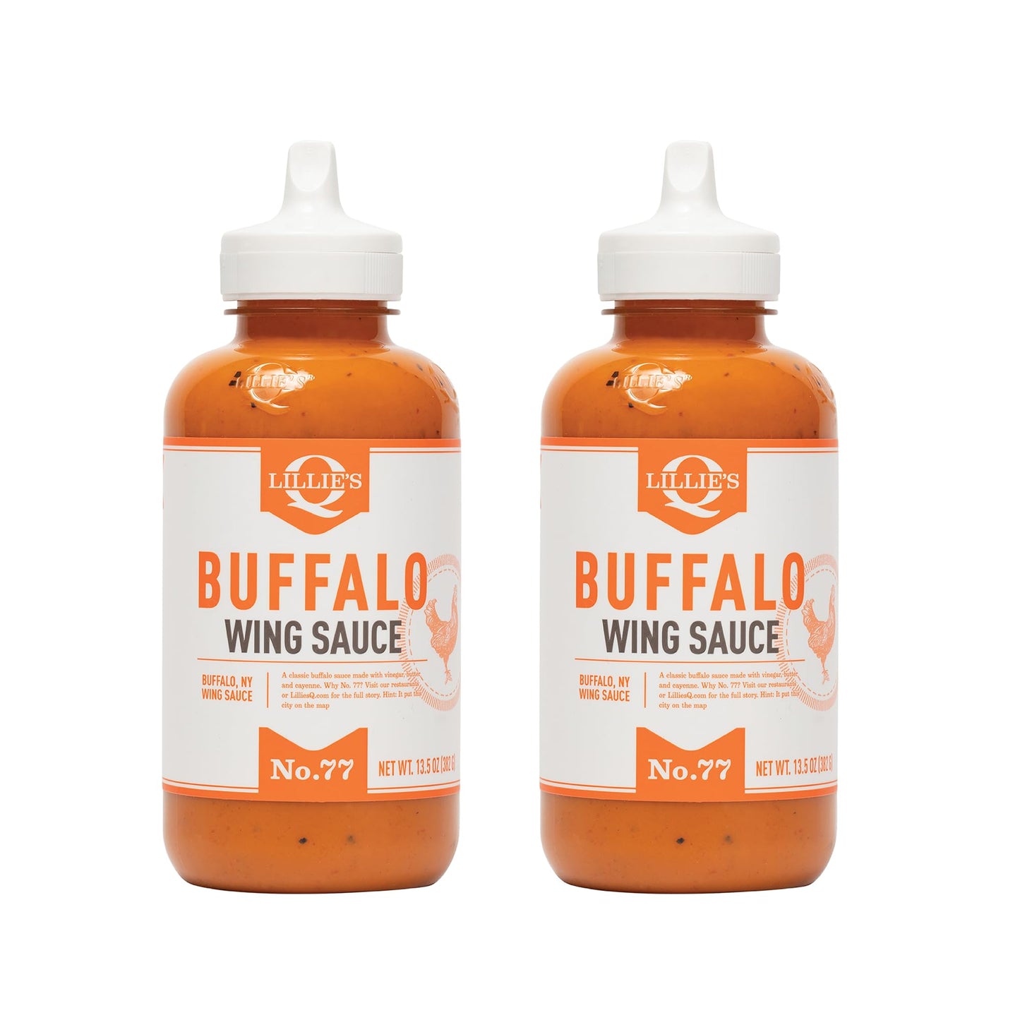 Lillie's Q - Buffalo Wing Sauce, Classic Buffalo Sauce Made with Real Butter & Cayenne, 0g Sugar, Keto Friendly, Wing Sauce for Chicken, Squeeze