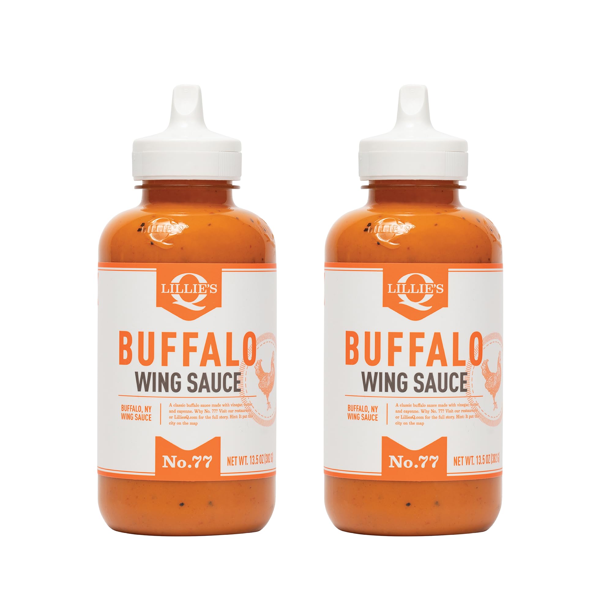 Lillie's Q - Buffalo Wing Sauce, Classic Buffalo Sauce Made with Real Butter & Cayenne, 0g Sugar, Keto Friendly, Wing Sauce for Chicken, Squeeze
