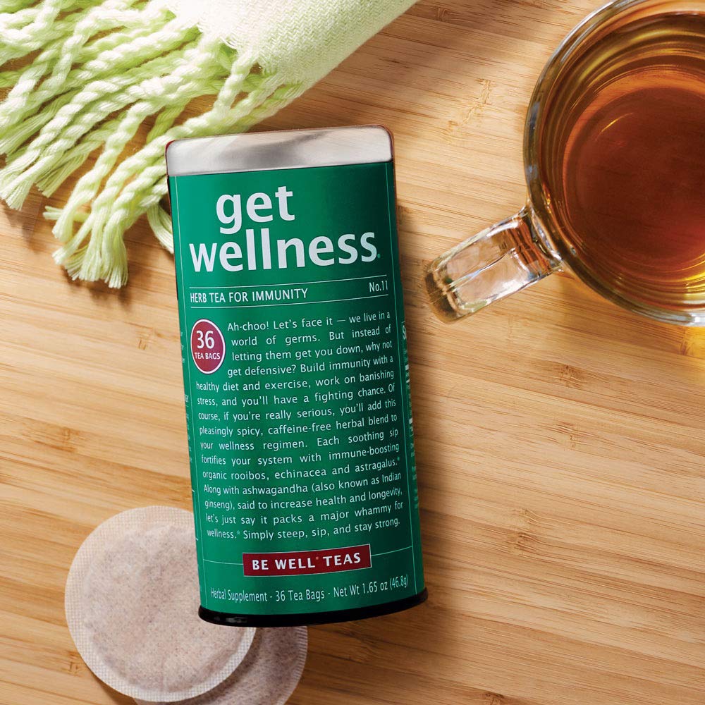 The Republic of Tea Be Well Red Rooibos Tea - Get Wellness - No.11 Herb Tea, 36 Count