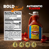 El Yucateco Red Habanero Hot Sauce Authentic Mexican Chile Habanero Sauce, Medium Heat, 8 fl oz / 120 ml), Imported from Mexico (Half Gallon)