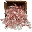 CandyRific | (REAL PEPPERMINT) | Mini Candy Canes (396 Individually Wrapped Candies) Bulk Christmas Candy | Bundled With Free SameDay Shippers FUN