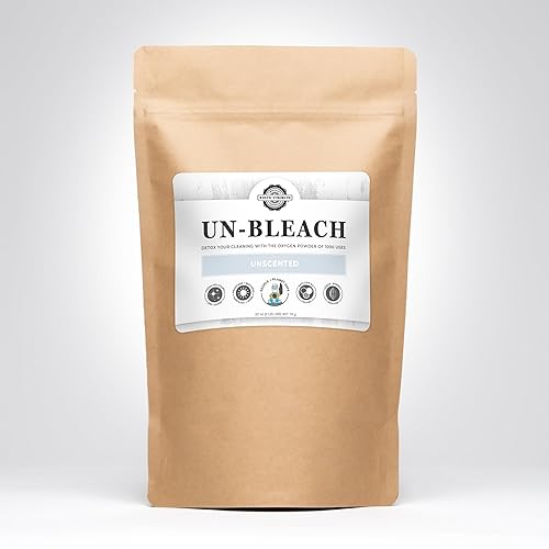 Rustic Strength Un-Bleach, Oxygen Bleach Alternative, Color Safe, Non-Toxic, Odor & Stain Remover, Biodegradable, 2 lb