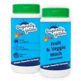 Originally Yellow USA Made Fruit And Vegetable Wash | Food-Grade Fruit and Veggie Wash With No Aftertaste | Powerful Cleaning &| Plant-Derived Produce