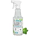 Mighty Mint Glass Cleaner, Ammonia-Free, Streak-Free Spray for Windows, Screens, Stovetop, Bathroom, Natural Peppermint Scent, 16oz