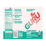 GURU Zero Sugar Energy Drink, Strawberry Watermelon, 12 Fl Oz, 12 Pack