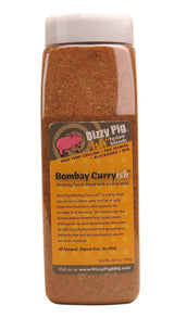 Dizzy Pig ish Fusion Bombay Curry-ish Blend (Quart Shaker) - Hand Made in the USA - Seasons Around 120lbs of Food - MSG Free, Gluten Free