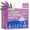 blue fresh Laundry Detergent Sheets Lavender Scent - Dual-Effect Laundry Soap Sheets for Travel, No Residue & Hypoallergenic Washer Sheets Detergent