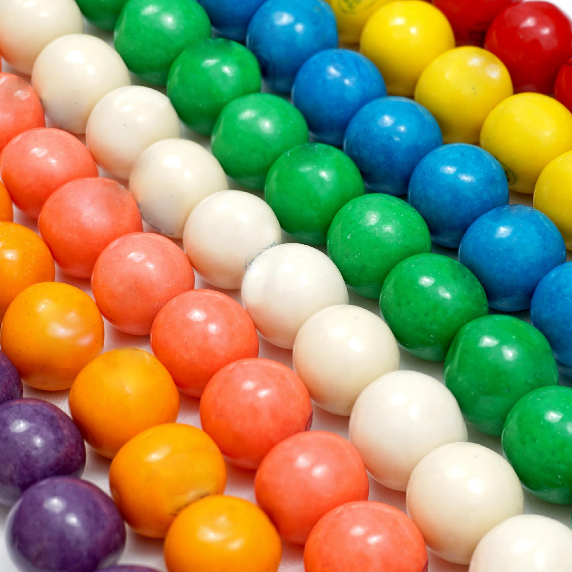 1 Inch Gumballs for Gumball Machine, Approx. 220 Pieces, 4lb Bulk Bag, Large Gumballs, Bubble Gum Balls Assorted Fruit Flavored Bubble Gum, Gumball