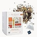 Rishi Tea Masala Chai Black Sachet Tea Bag Blend - Organic, Assam with Whole Spices, Energizing & Caffeinated - 15 Count (Pack of 1)