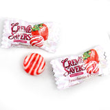 Cream Savers Strawberries & Cream, 6.25 Ounce Bag (Pack of 2), Individually Wrapped Hard Candy, Strawberry Candy, The Hampton Candy Company