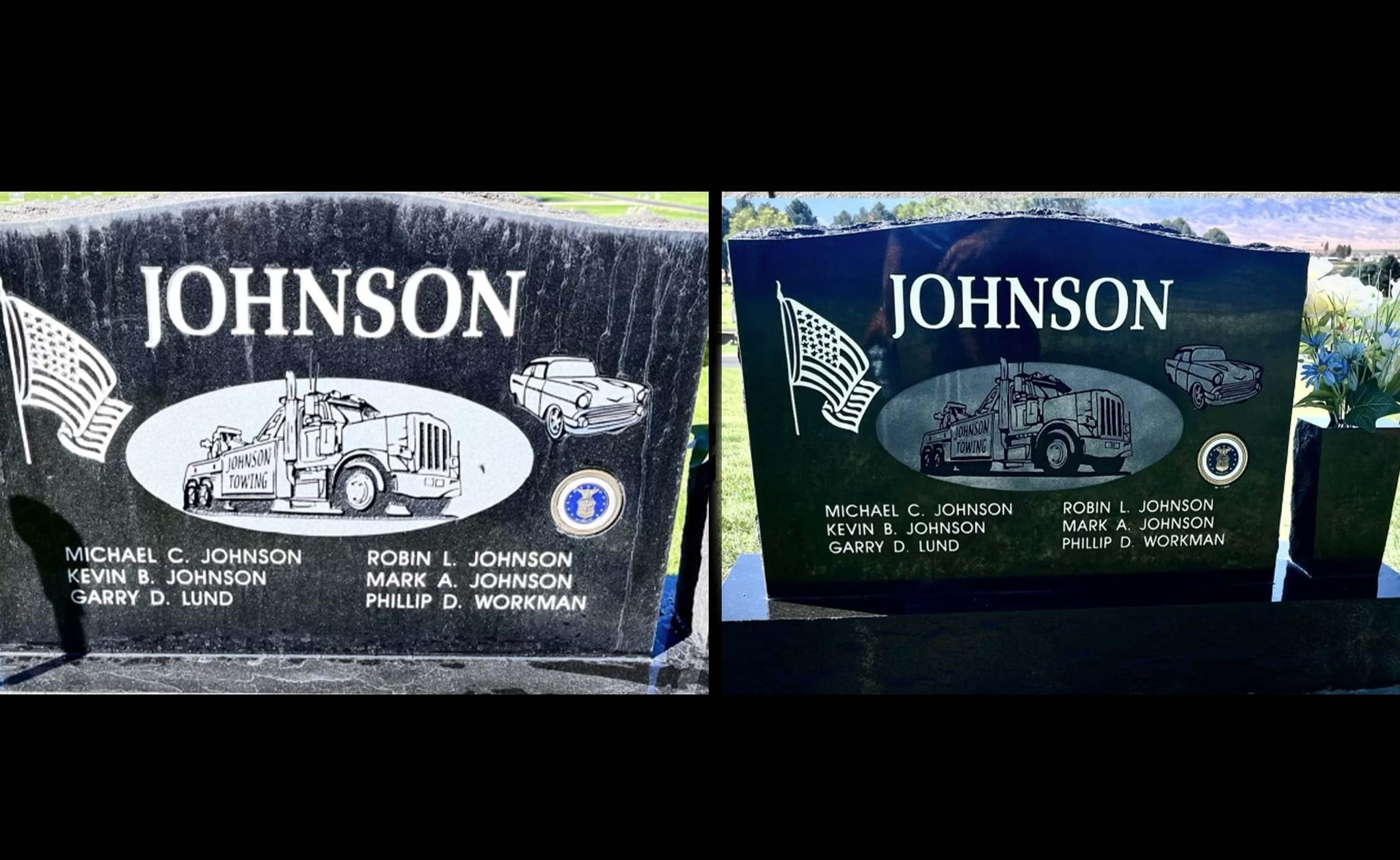 1111 TKO Headstone Cleaner - Safe, Powerful & Easy to Use - For Granite, Marble, Bronze, Concrete, Brick, Wood, Vinyl & More - Just Spray & Rinse