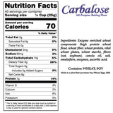 Carbalose All-Purpose Low-Carb Flour (2.2 lb Resealable Pouch)